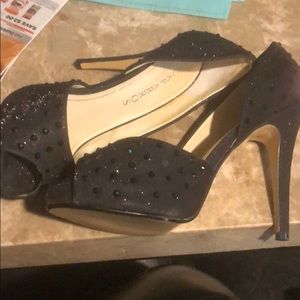Caparros black embellished heels. New with tags